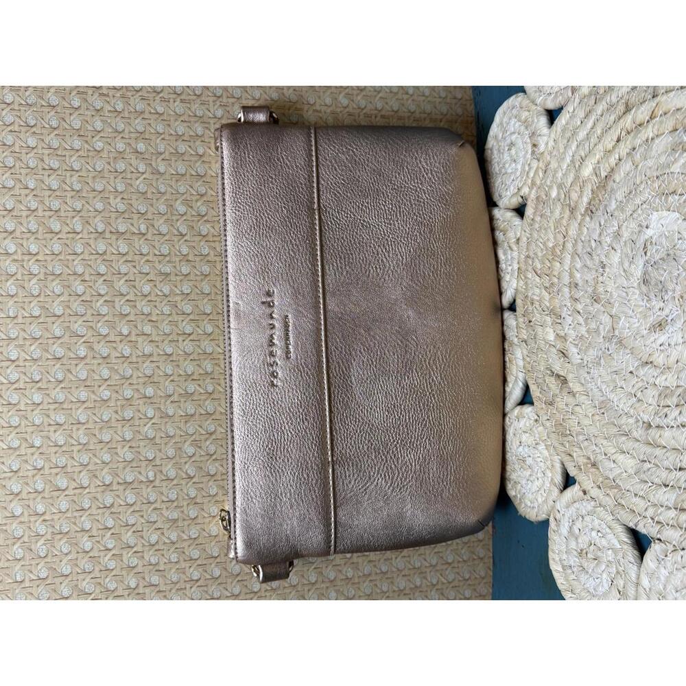 Rosemunde Andora Small Clutch in Rose Gold/Copper Gold